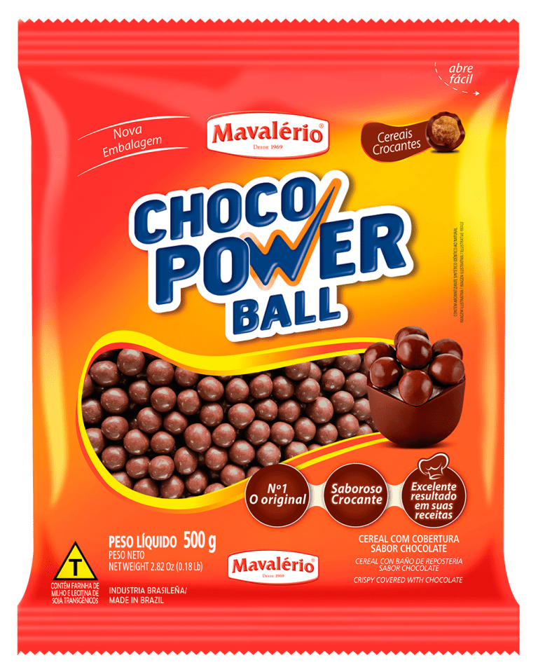 Choco Power CHOCO POWER BALL SABOR CHOCOLATE 🍫 Mavalério
