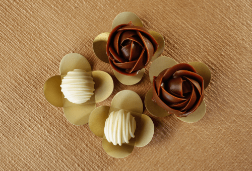 Bombom Flor de Brigadeiro 🍫 Mavalério