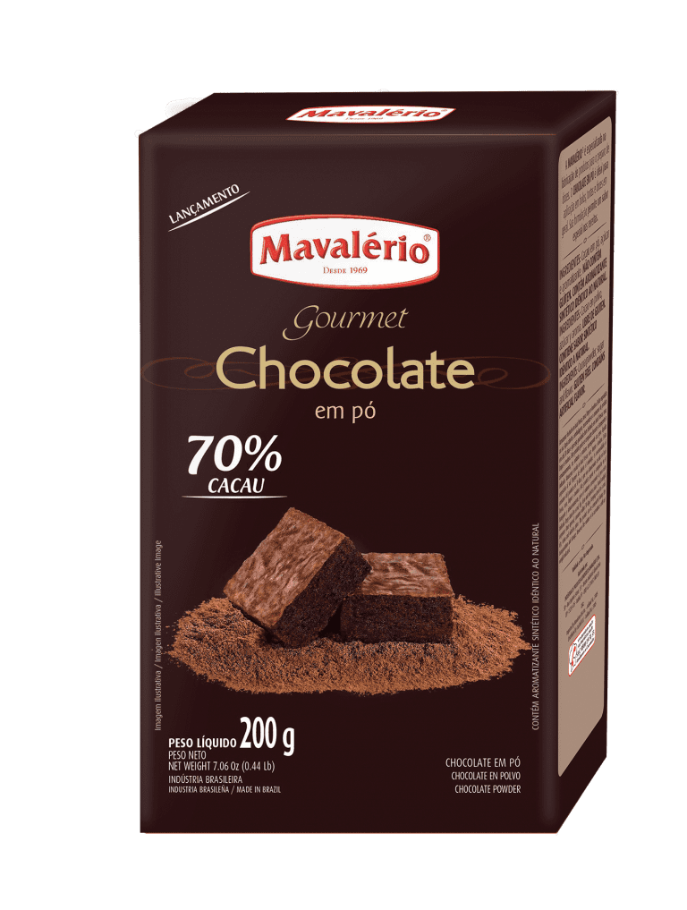 Chocolate Em Pó Mavalerio é Bom CHOCOLATE EM PÓ 70% DE CACAU MAVALÉRIO 🍫 Mavalério