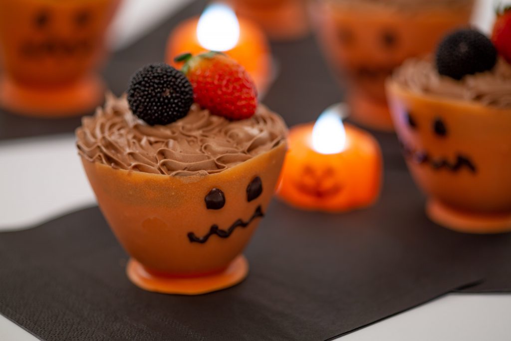 Cestinha Halloween Mousse de Brigadeiro 🍫 Mavalério